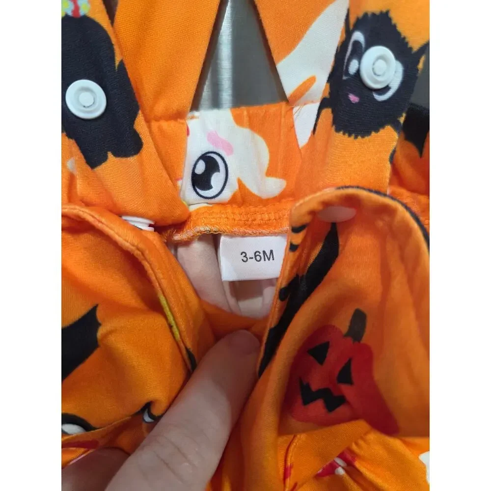 5/$20 Soft Halloween Overalls - 3-6mo